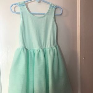 Pastel green kids dress